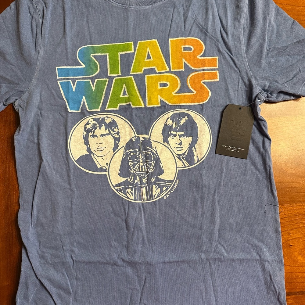 Junk Food Clothing Blue Graphic Tee
